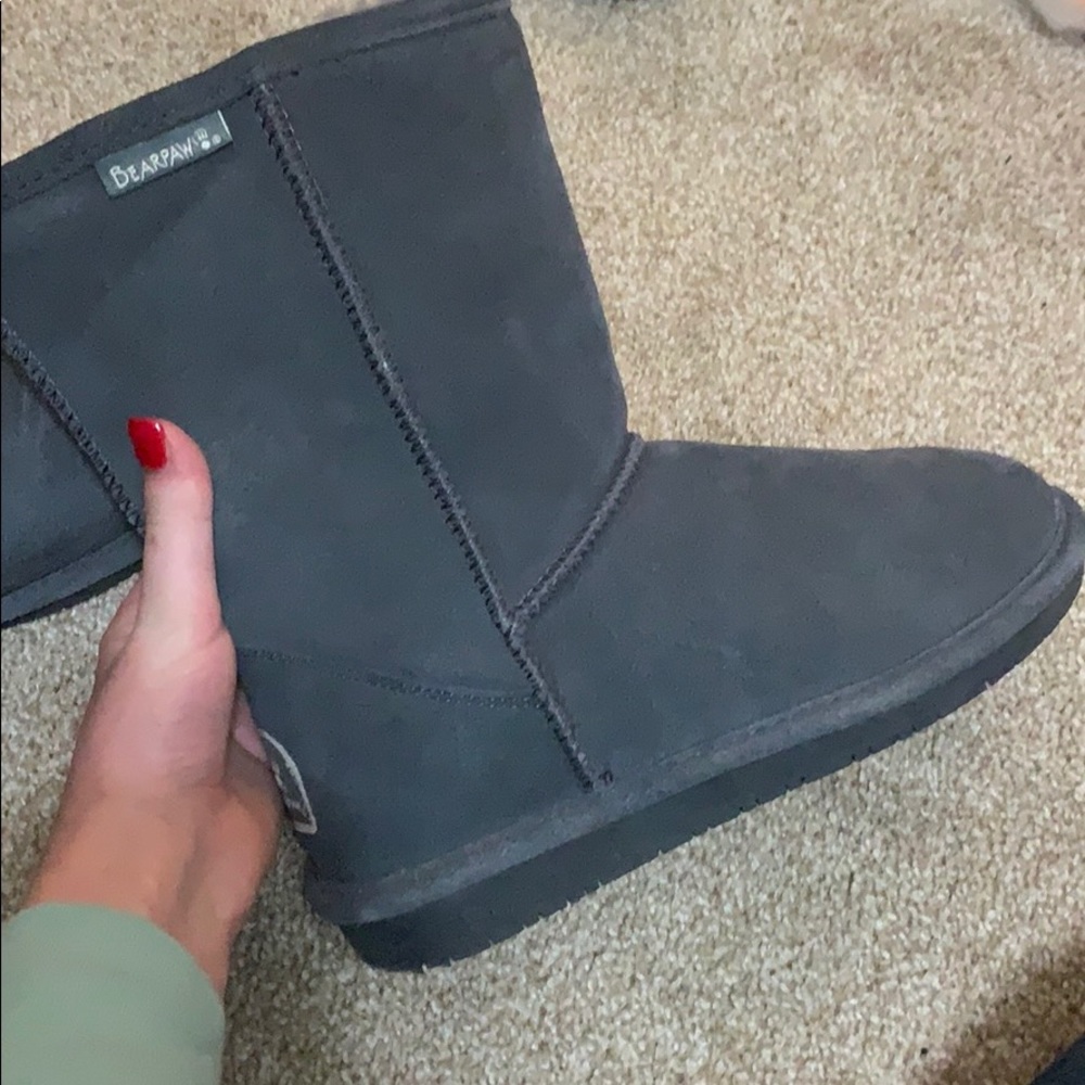 gray bear paw boots